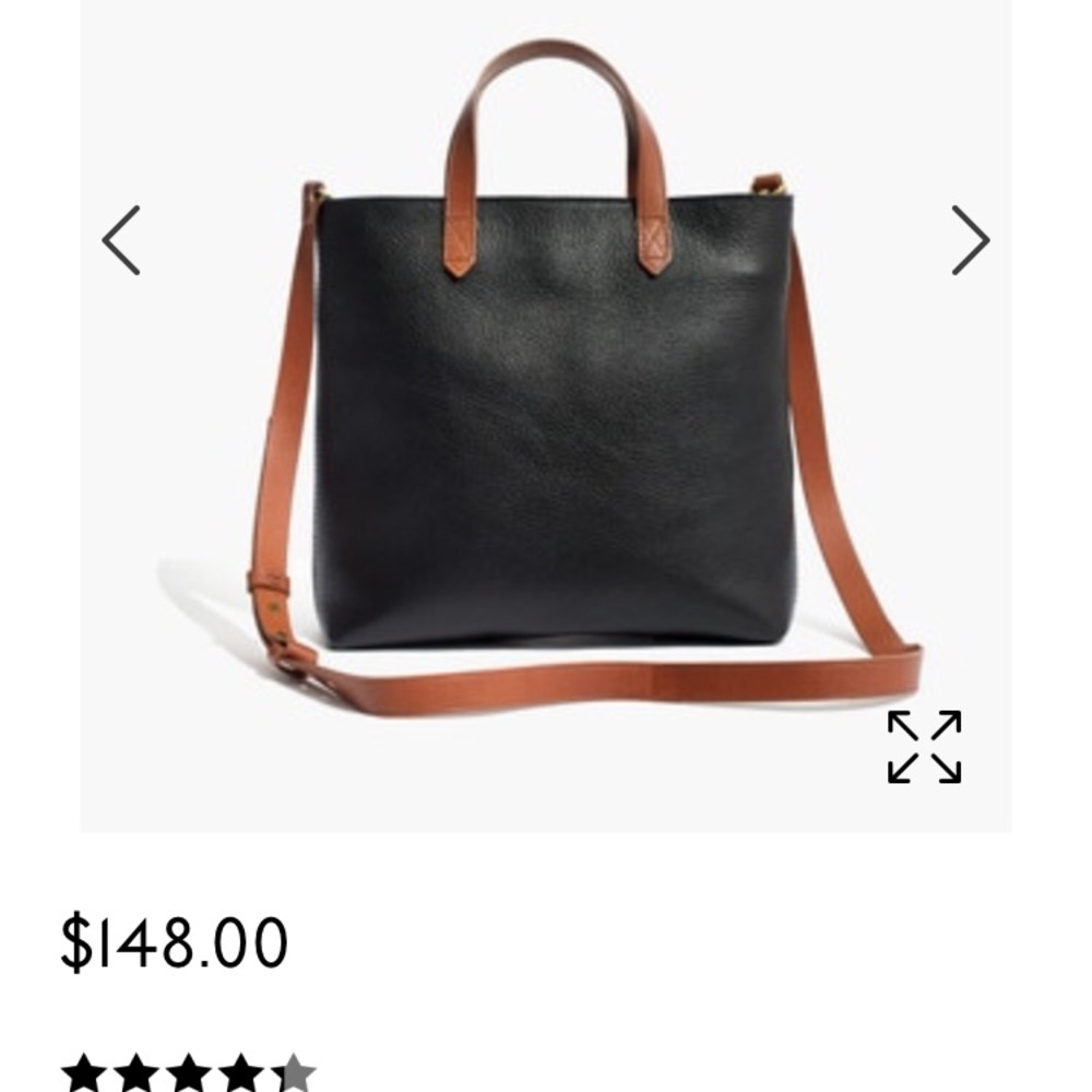 Madewell | Medium Transport Tote Black/brown